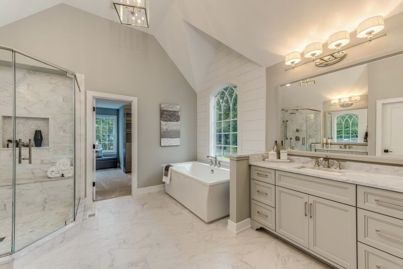 Marble Accents in Bathroom